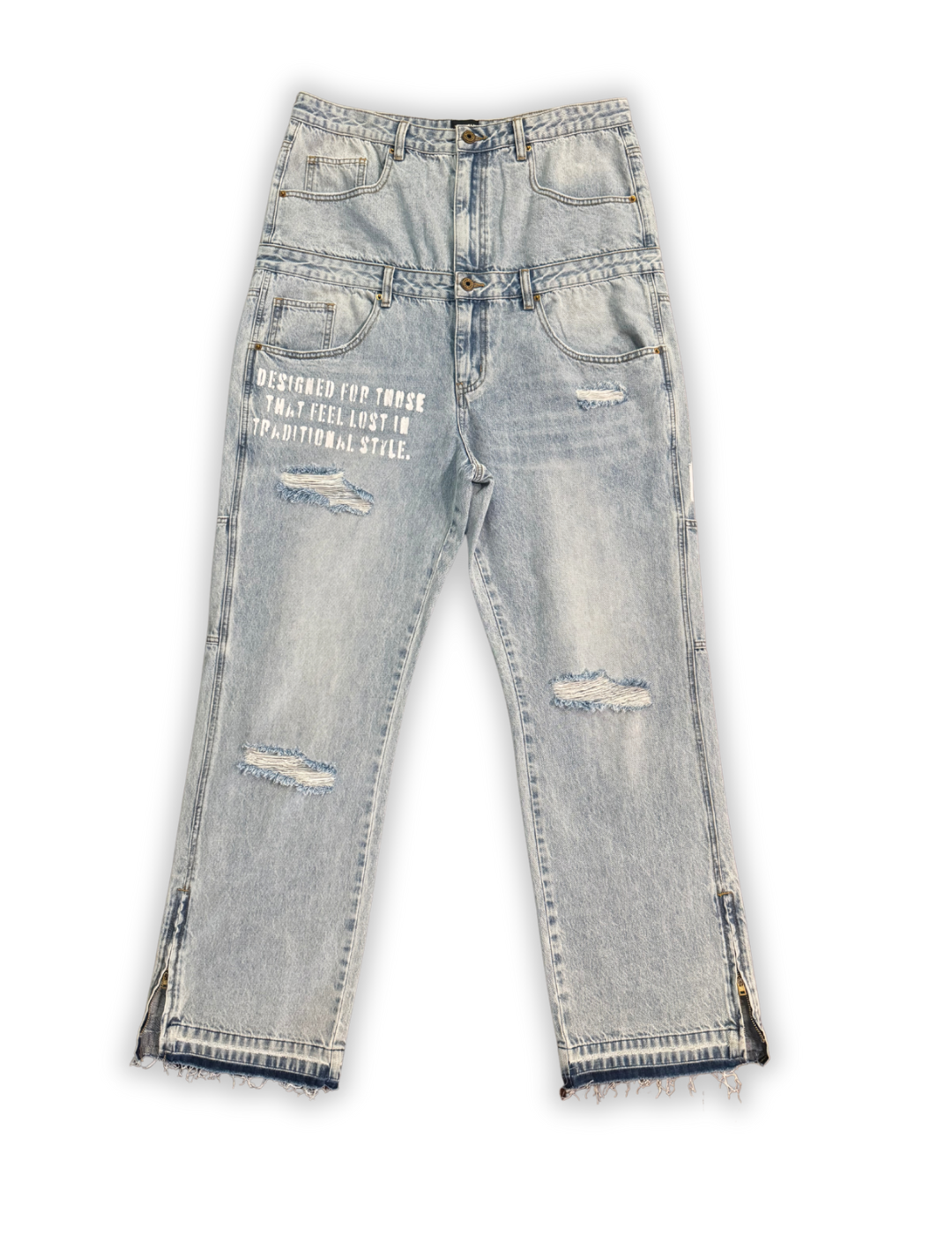 SEEING DOUBLE PANTS - light wash