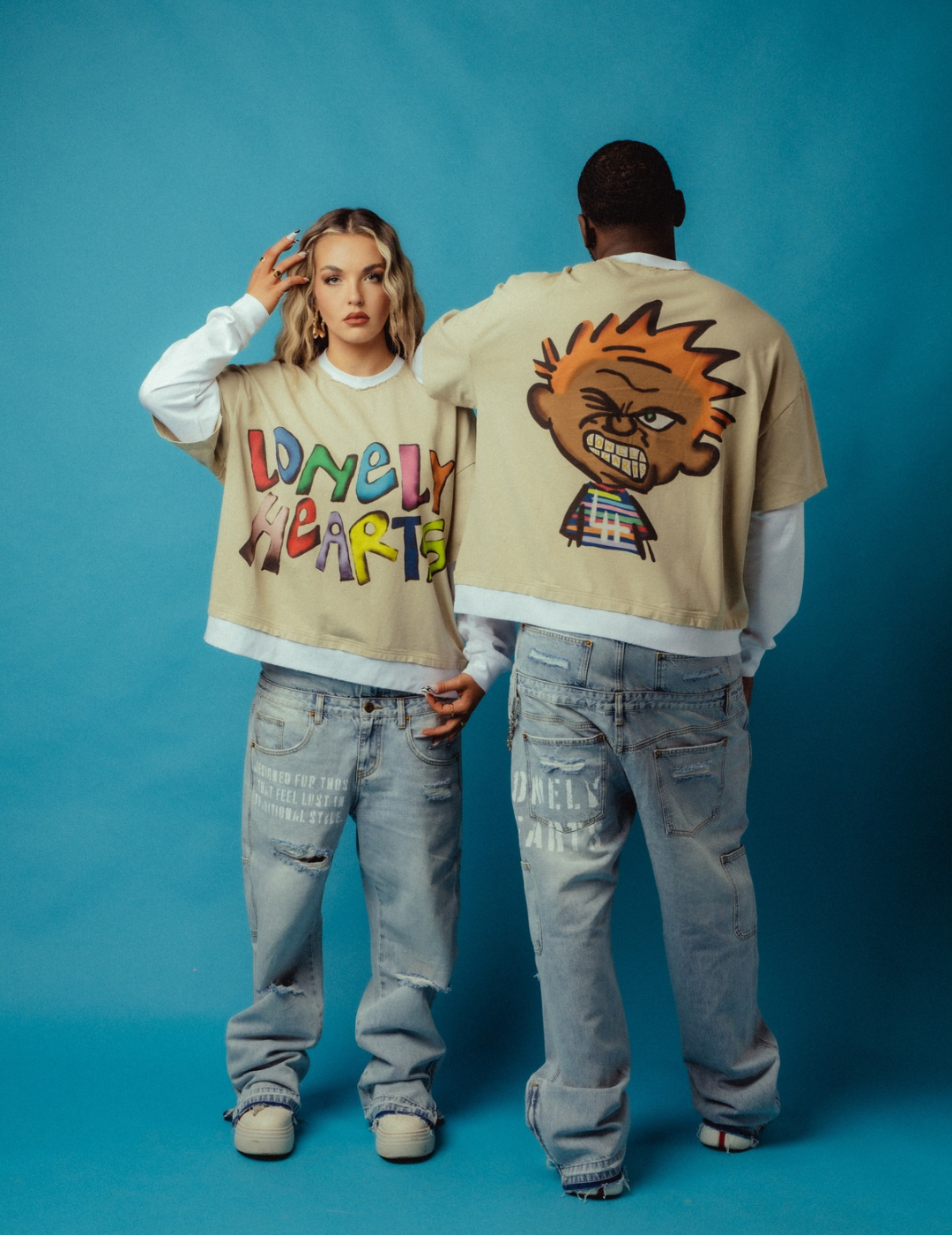 SEEING DOUBLE PANTS - light wash