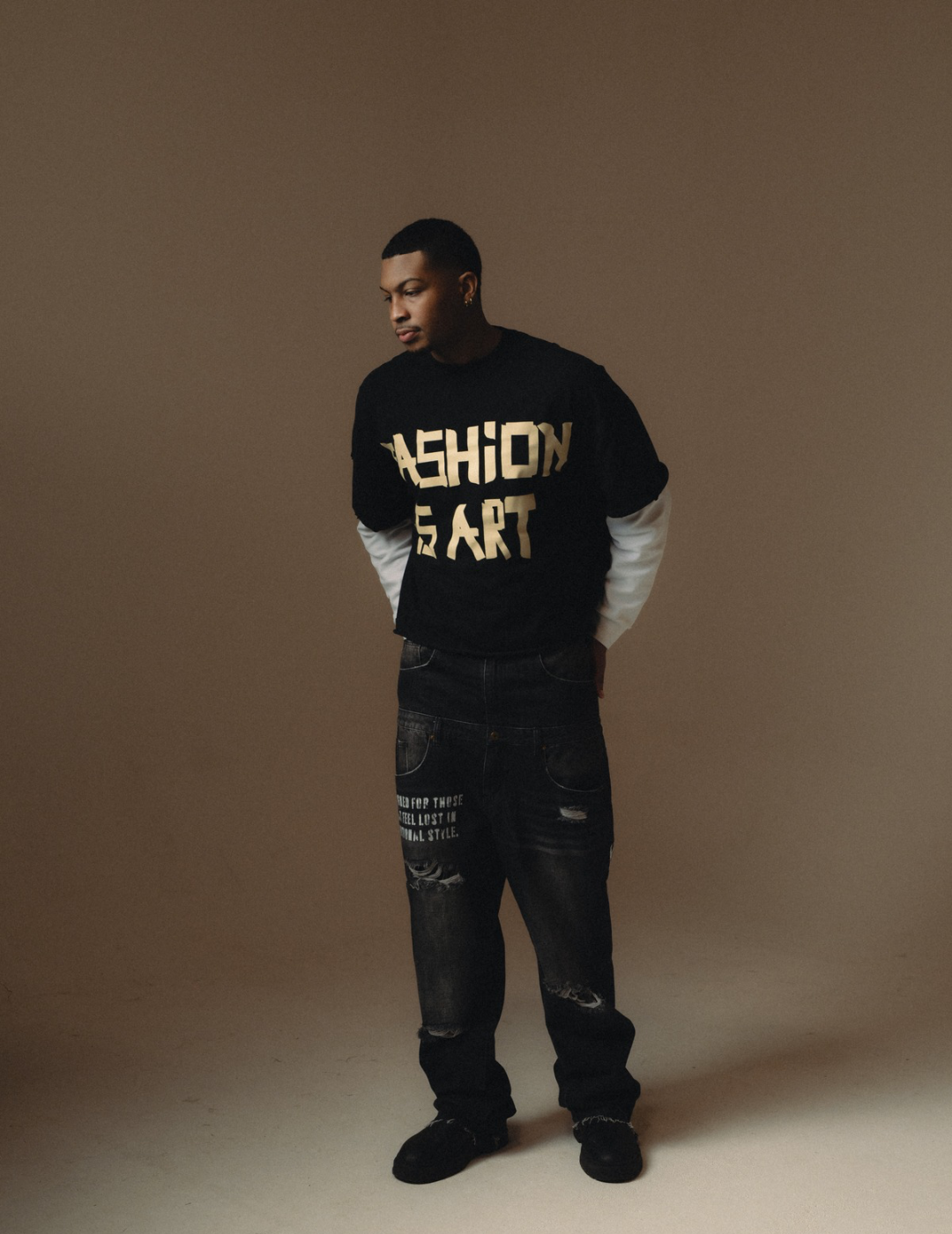 SEEING DOUBLE PANTS - black